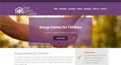 Desktop Screenshot of grouphomesforchildren.org