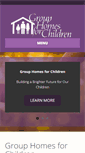Mobile Screenshot of grouphomesforchildren.org